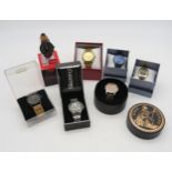 Seven boxed fashion wristwatches, to include Timex, Slazenger, Soki, a "Penny Watch" etc.