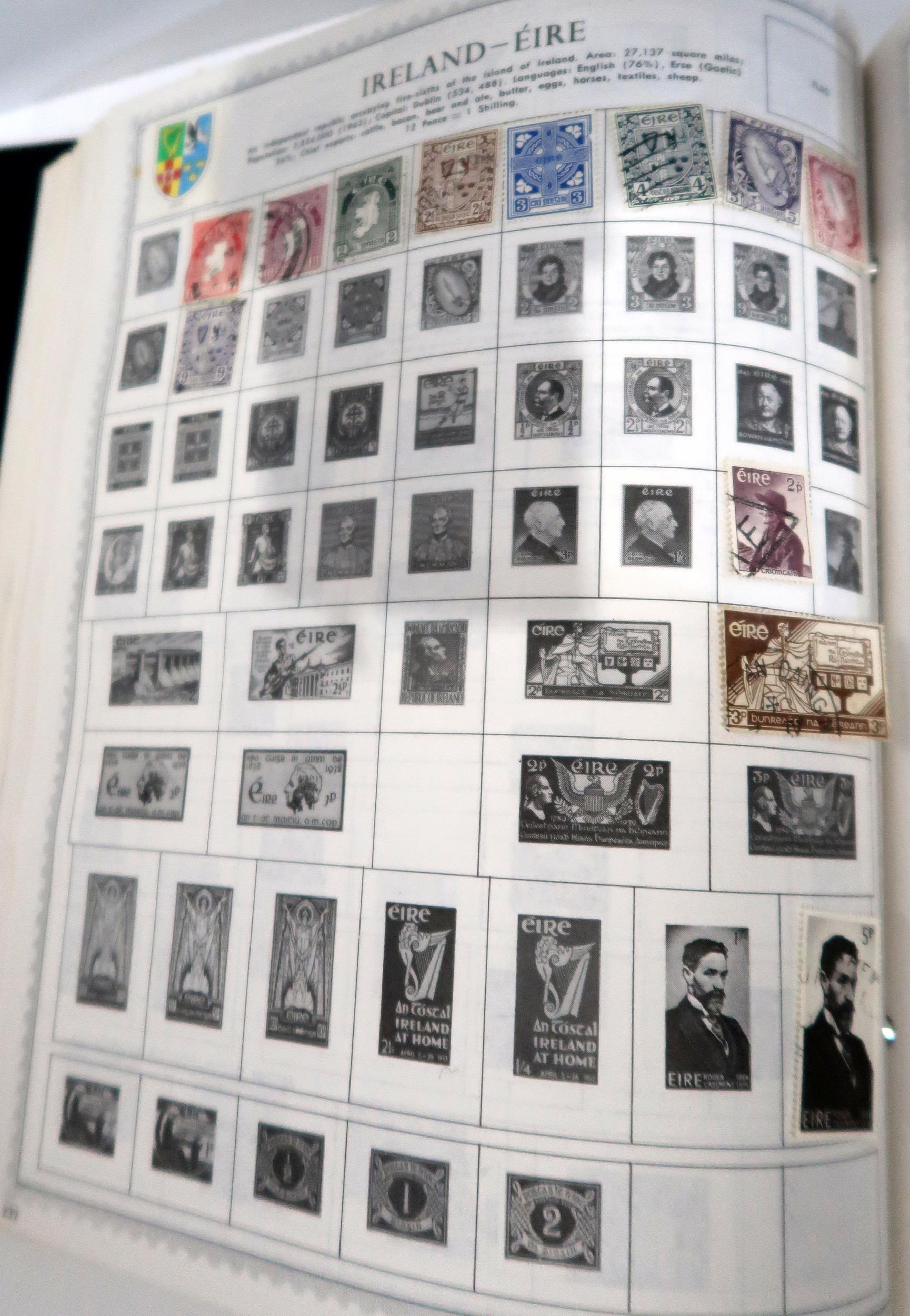 STAMPS a collection in box and New Worldwide Stamp Album sparsely filled but some unmounted