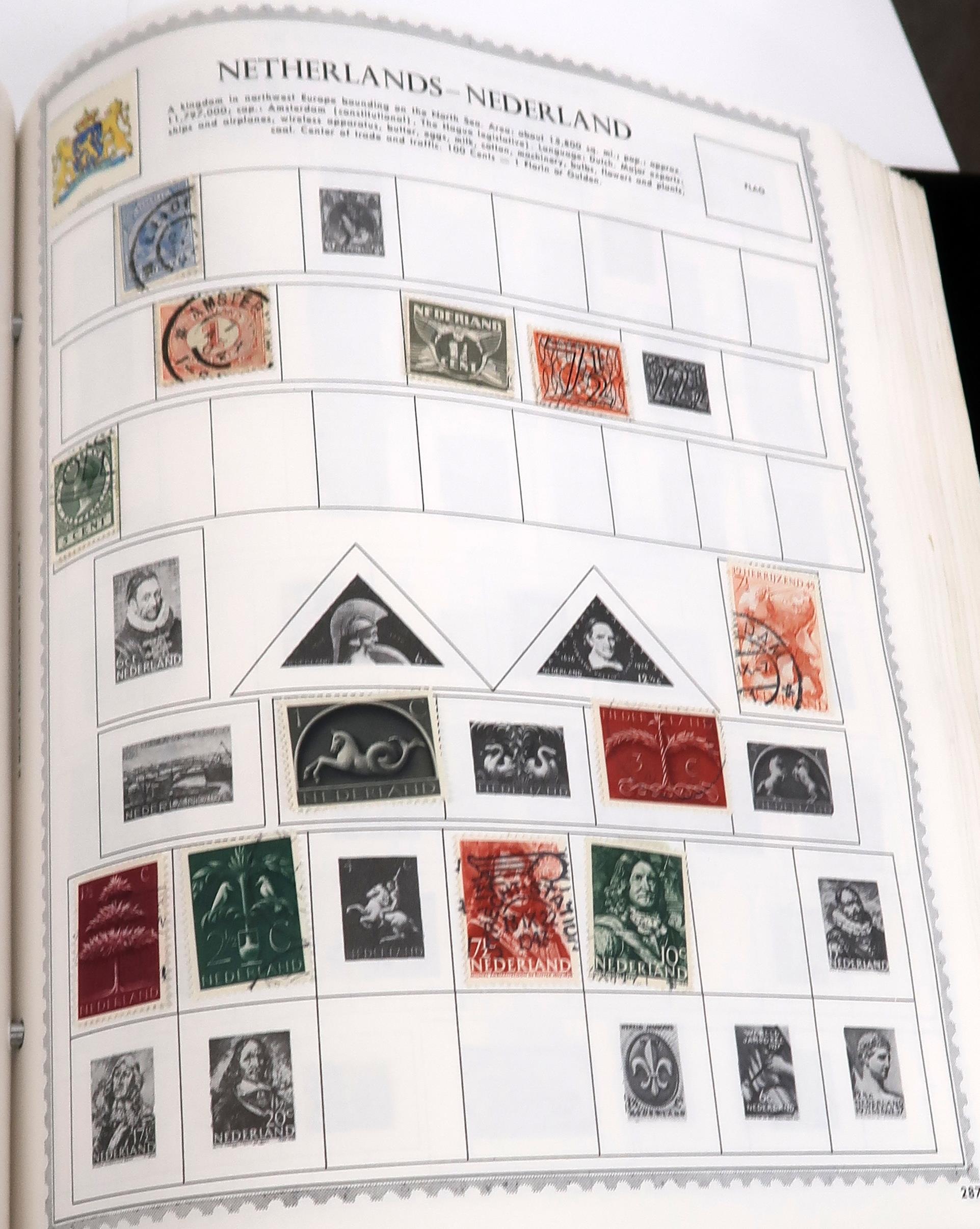 STAMPS a collection in box and New Worldwide Stamp Album sparsely filled but some unmounted - Image 3 of 8