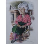 EMILIO COIA (SCOTTISH 1911-1997)Ê NAOMI MITCHISON AT HOMEÊ Pastel, signed lower right, inscribed, 43