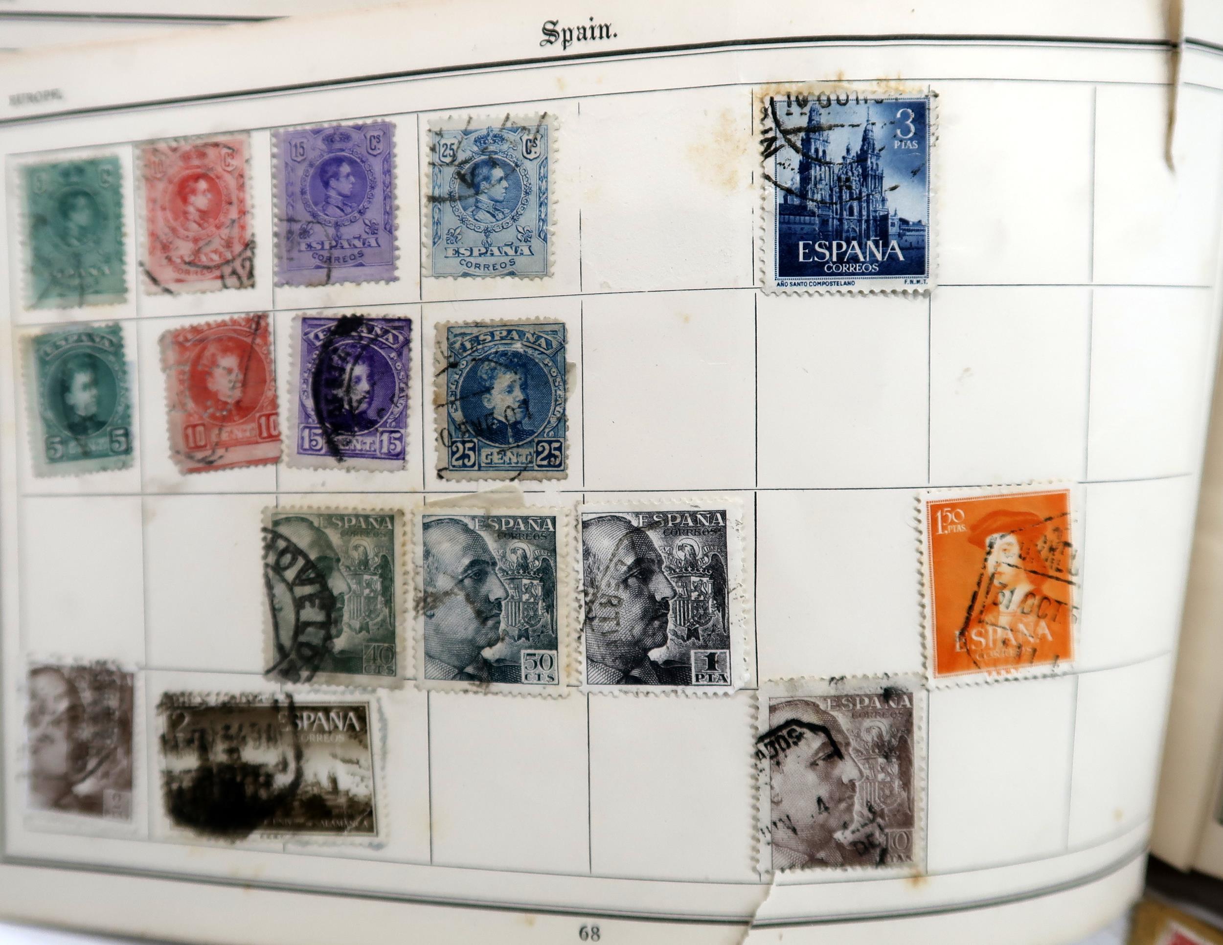 STAMPS a collection in three albums plus loose in envelopes, the Empire Postage Stamp Album includes - Image 4 of 15