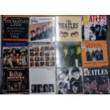 THE BEATLES VINYL RECORDS a collection of LP records with the Beatles PCS 3045, Sgt Pepper's