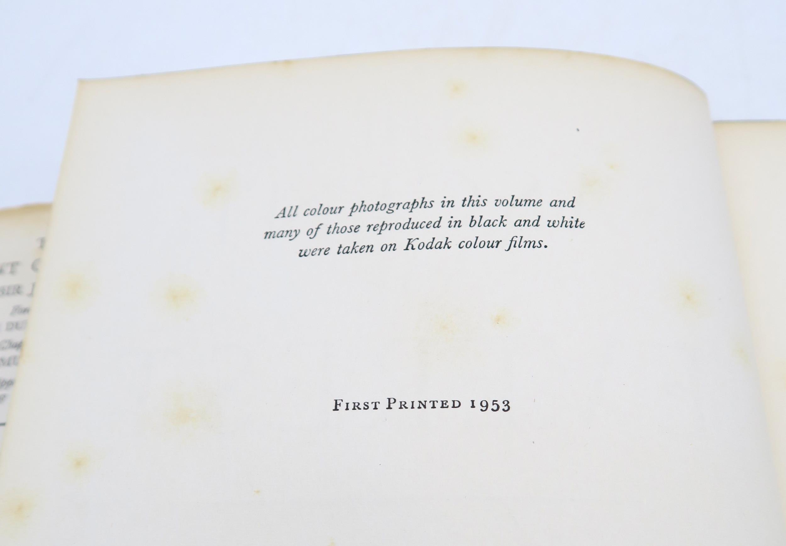 Hunt, JohnÊThe Ascent of Everest, 1st edition, Hodder & Stoughton, London, 1953, blue cloth - Image 4 of 4