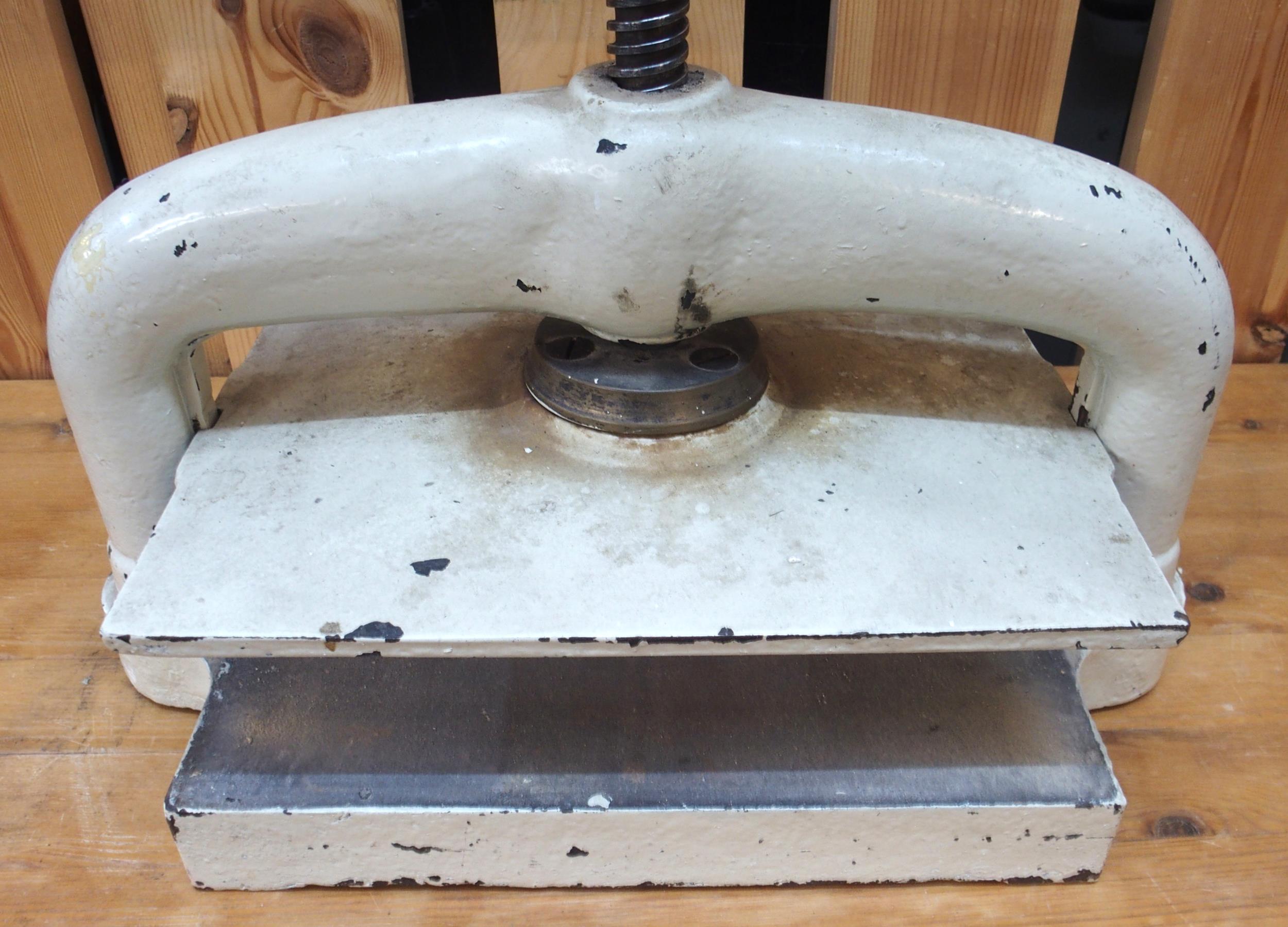 A Victorian cast iron book press Condition Report:Available upon request - Image 3 of 3