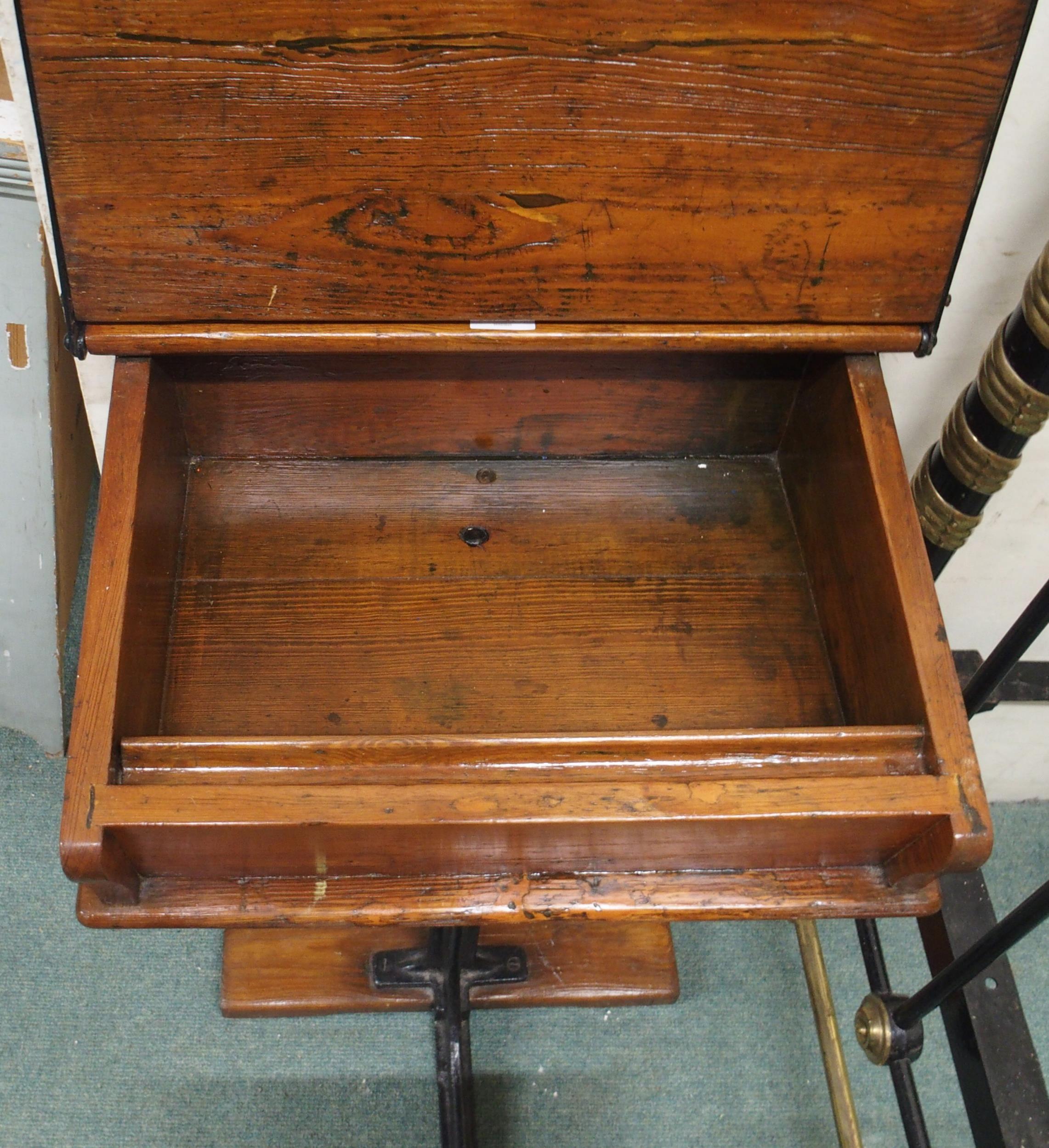 A lot of two early 20th century children's school desks (2) Condition Report:Available upon request - Image 2 of 4