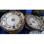 A Noritake dessert service comprising twelve plates and two pairs of serving dishes Condition