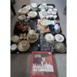 A collection of assorted ceramics and glass including teawares etc Condition Report:No condition