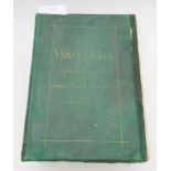 Five various volumes of Vanity Fair, together with four framed caricature portraits from the