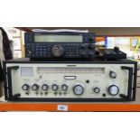 Ham radio equipment: a Kenwood TS-590S All Mode Transceiver, with original instruction manual, a