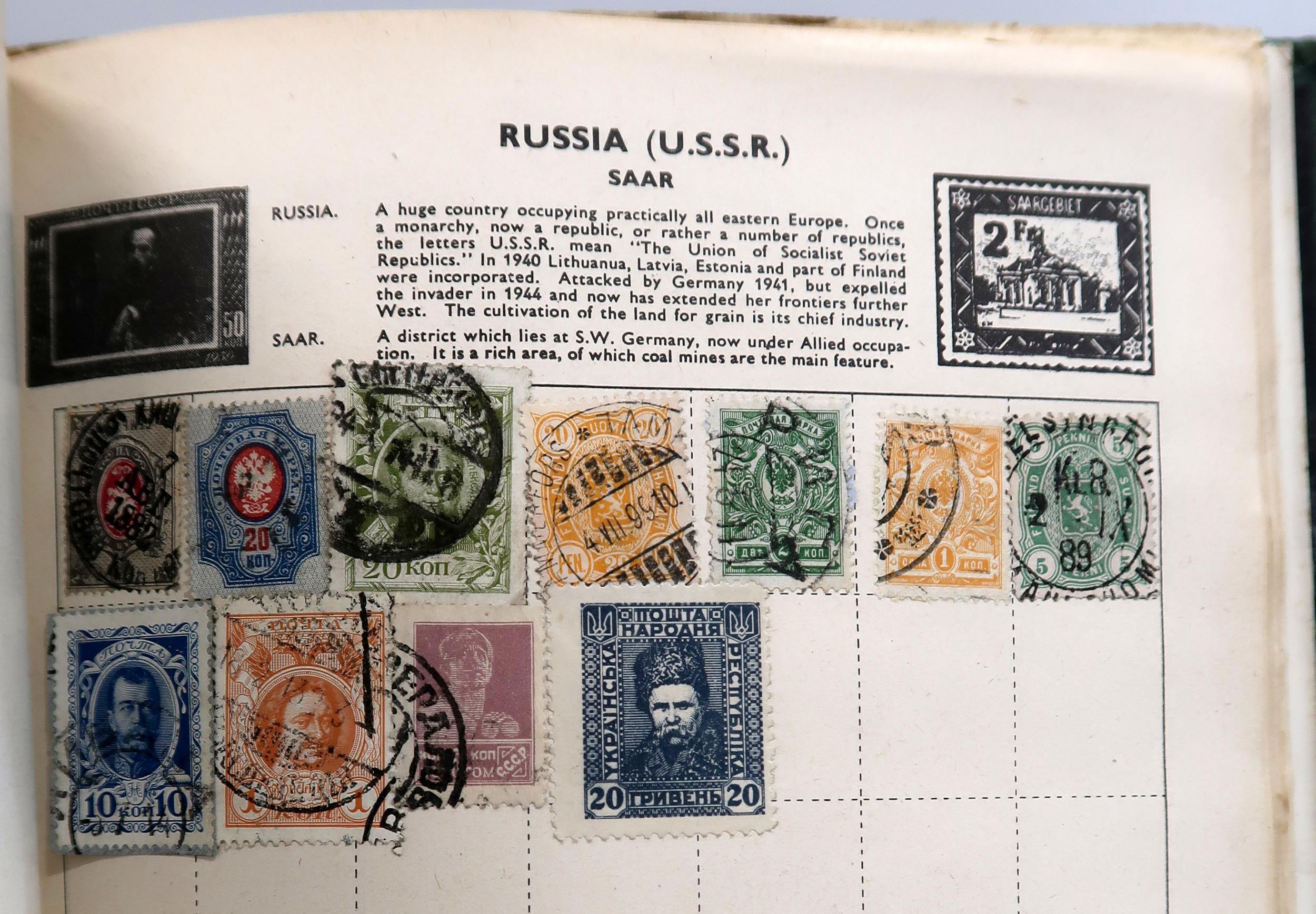 STAMPS a collection in three albums plus loose in envelopes, the Empire Postage Stamp Album includes - Image 7 of 15