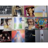 VINYL LP RECORDS a substantial collection of new wave, rock and pop and prog rock vinyl records with