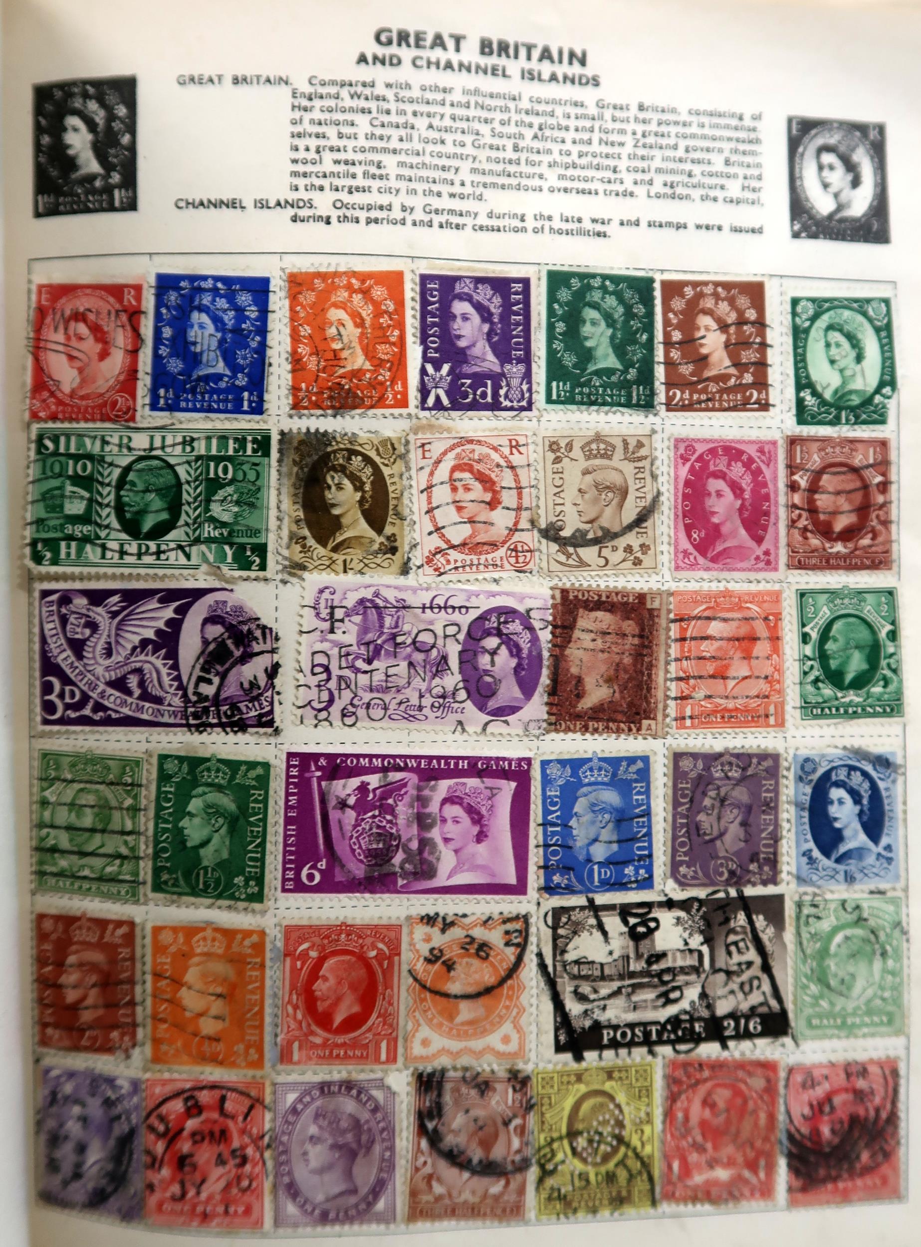 STAMPS a collection in three albums plus loose in envelopes, the Empire Postage Stamp Album includes - Image 9 of 15