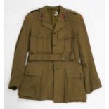 A WW2 1945-dated Polish officer's tunic by Flights Ltd. of Camberley, with "Poland" embroidered