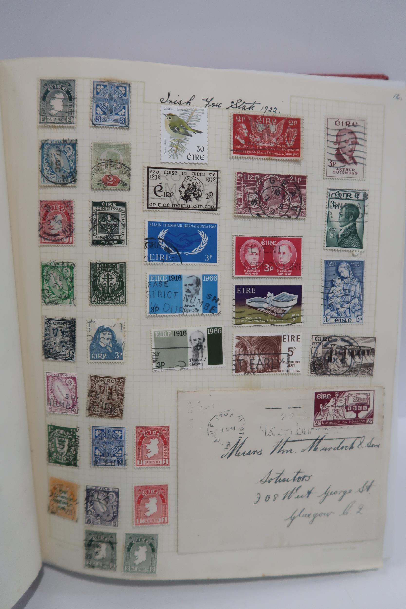 STAMPS a large world collection of mainly used stamps in eight albums plus five stock books, large - Image 17 of 19