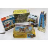 A collection of boxed retro toys, to include a Marx "Space Crawler, featuring Mark Apollo", an