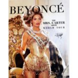 BEYONCE The Mrs Carter World Tour Poster bearing signature and two other Beyonce posters bearing