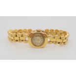 An 18ct ladies Orisa wristwatch, weight including mechanism 20.9gms Condition Report:Available