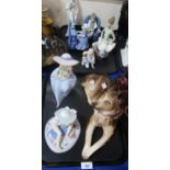 A collection of Lladro figures including Sandcastles, Fragrant Bouquet and other figures Condition