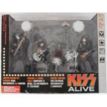 KISS special limited edition "Kiss Alive" deluxe boxed set modelled with band members, stage,