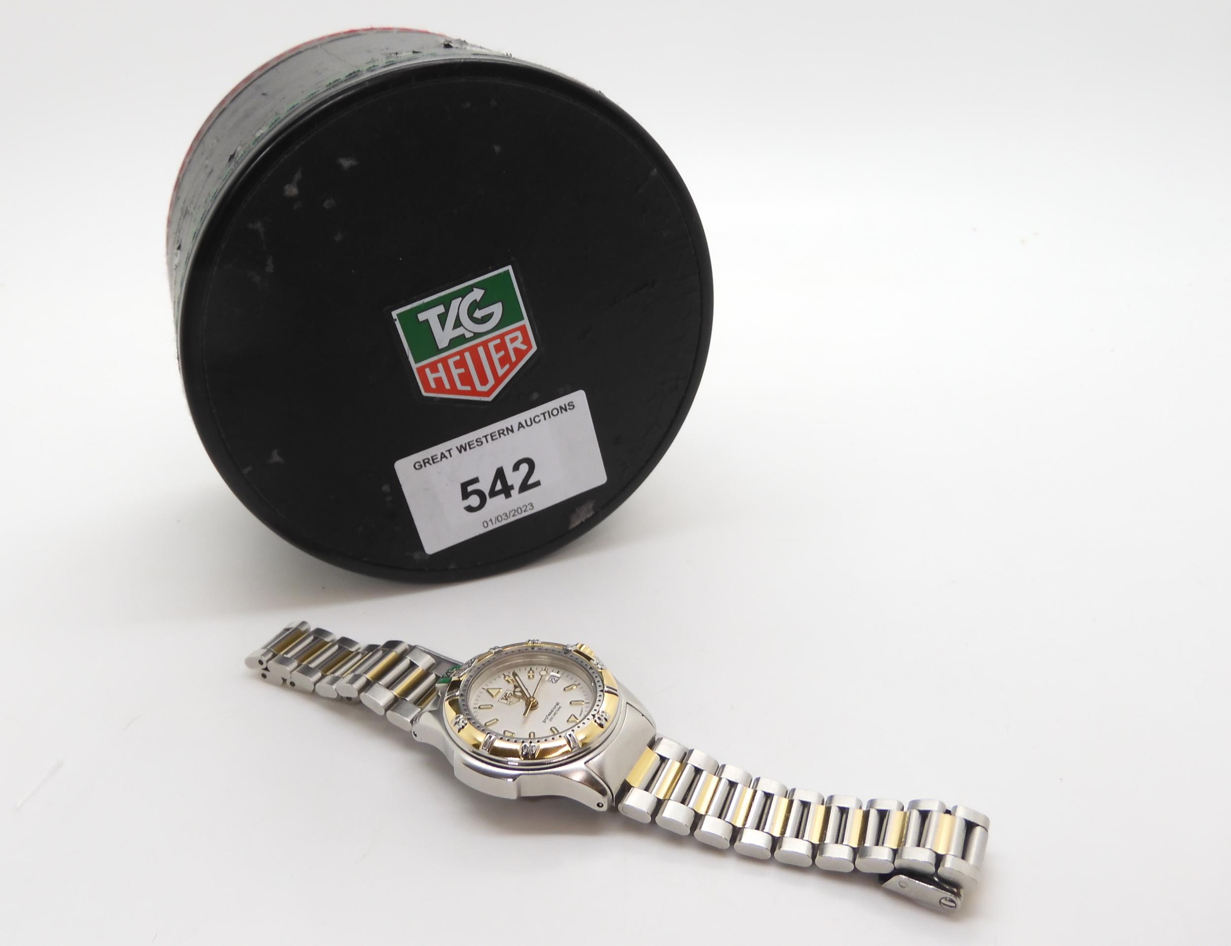 A ladies Tag Heuer Professional with original box and spare link  Condition Report:Available upon