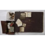 A VARIOUS LOT COMPRISING BELONGINGS OF JOHN DOUGLAS FERGUSSON Various lot comprising business cards,