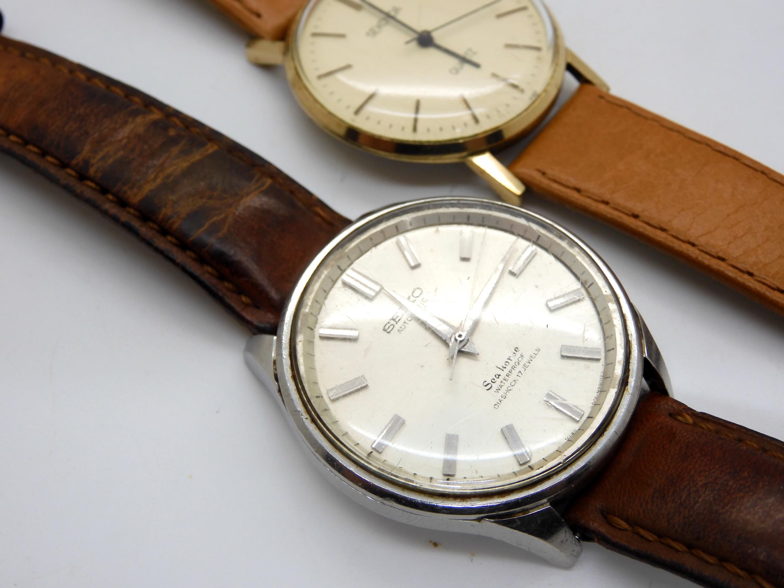 A retro Seiko Automatic Seahorse gents watch, together with a Sekonda Quartz gents watch Condition - Image 2 of 6