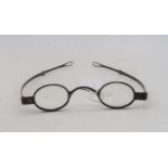 A pair of George IV silver spectacles, maker's mark IH, London 1824 Condition Report:Available