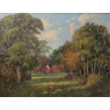 J. D. HENDERSON (SCOTTISH 1832-1908) PARK SCENE Oil on canvas, signed lower right, 54 x 70cm