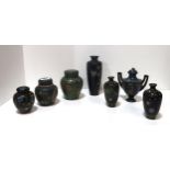 A collection of assorted cloisonné jars and vases (7) Condition Report:Available upon request