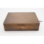An Edwardian silver humidor, by Sampson Mordan & Co, London 1904, the body with engine turned