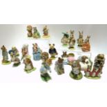 A collection of Beatrix Potter figures including Beswick and Royal Albert (24) Condition Report: