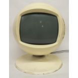 A MID 20TH CENTURY KERACOLOR "SPACE HELMET" TELEVISION with spherical main body containing 23 inch