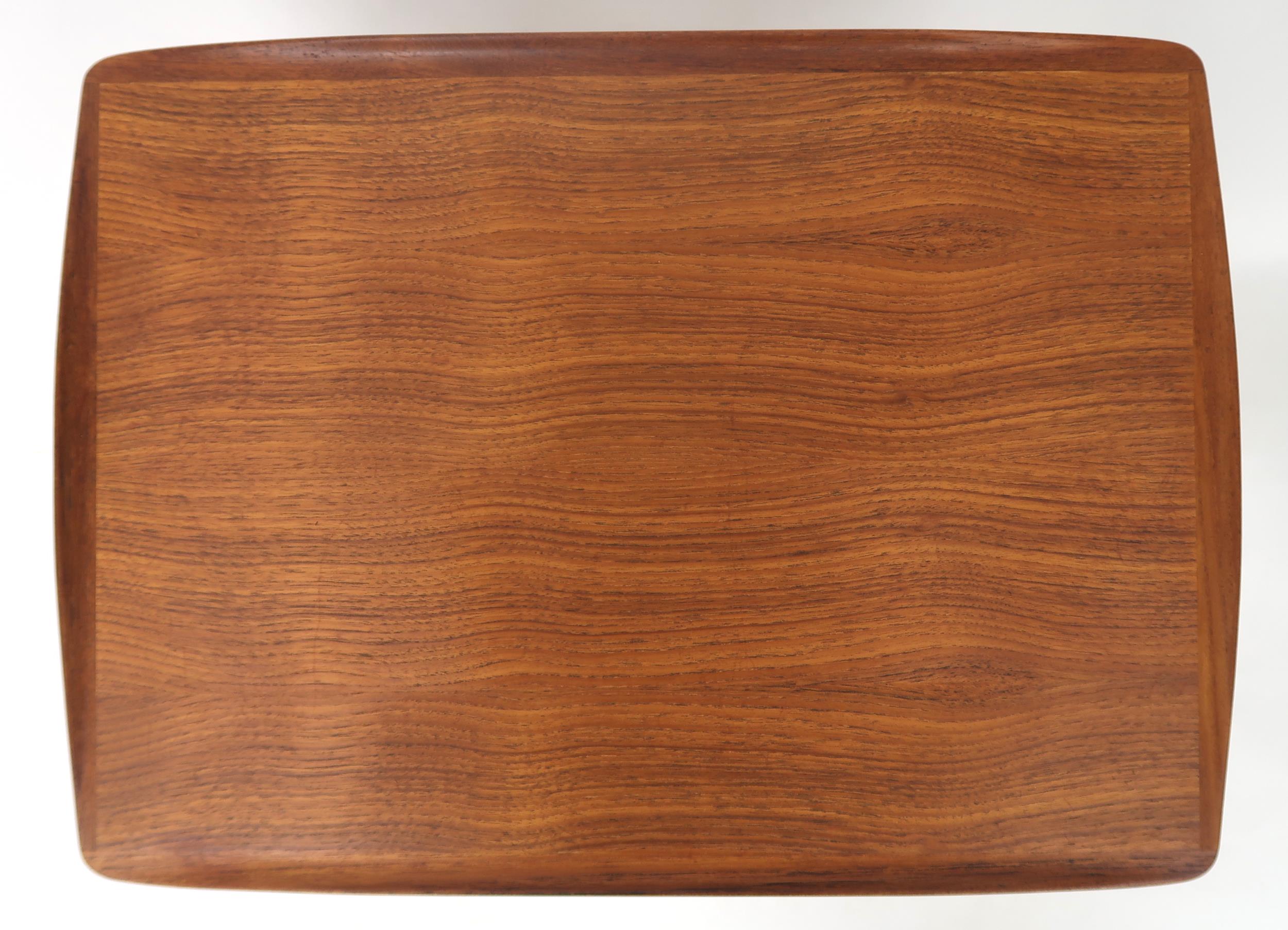 A MID 20TH CENTURY DANISH ARNE HOVMAND-OLSEN FOR MOGEN KOLD TWO TIER END TABLE rectangular top - Image 2 of 9