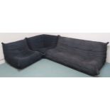 A 20TH CENTURY MICHEL DUCAROY FOR LIGNE ROSET "TOGO" SECTIONAL CORNER SUITE