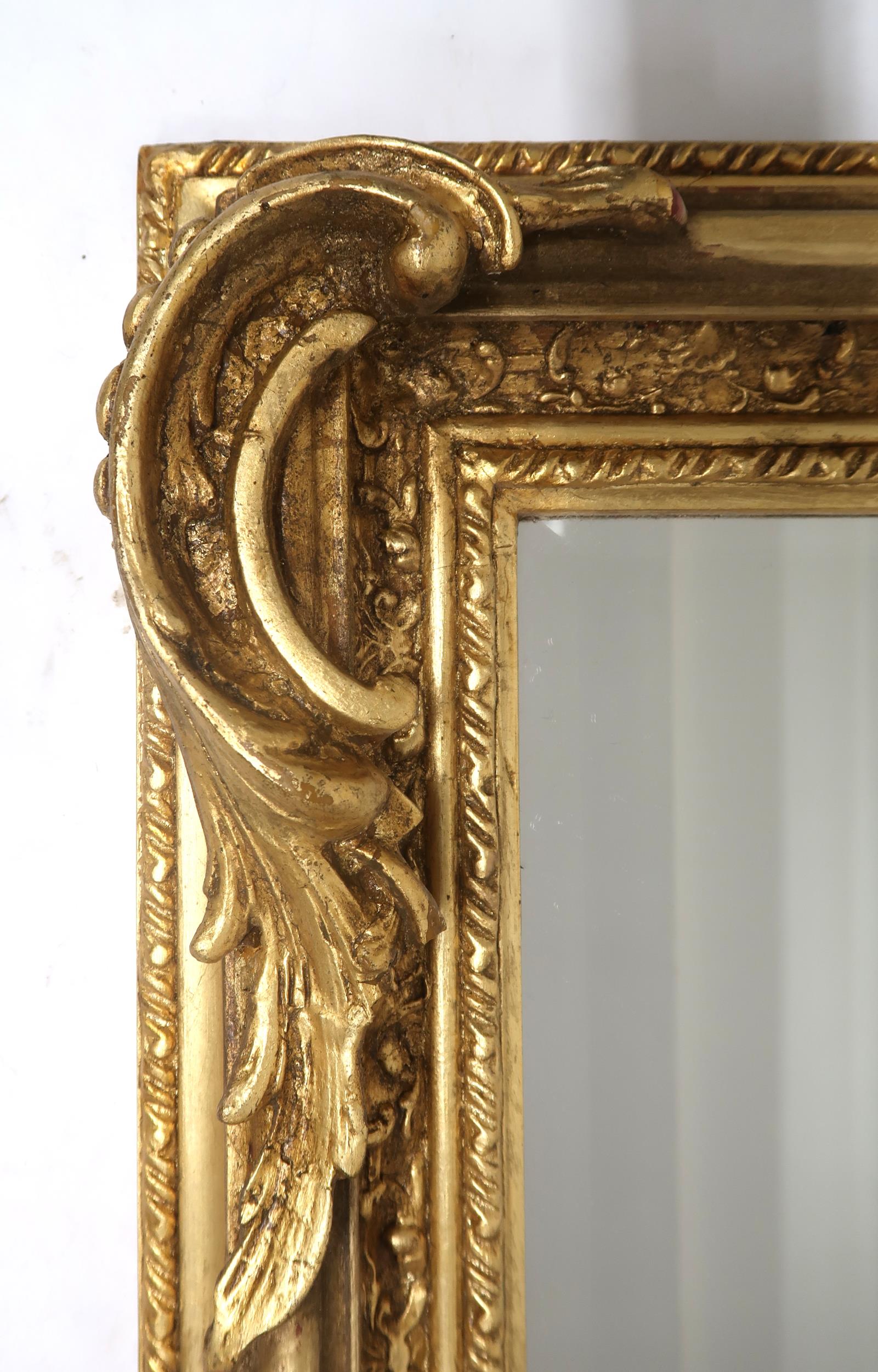 A 20TH CENTURY GILT FRAMED LOUIS PHILIPPE STYLE WALL MIRROR with scrolled foliate and fruit - Image 2 of 11