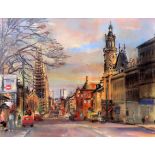 ANTHONY ARMSTRONG (SCOTTISH b.1935) GREAT WESTERN ROAD Print multiple, signed lower right,