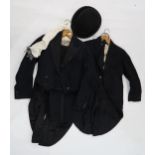 Gents evening dress with bowler hat and another jacket and waistcoat Condition Report:No condition