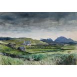 JOHN MATHIESON Highland landscape, signed, watercolour, 51 x 74cm, dated (19)79 Condition Report: