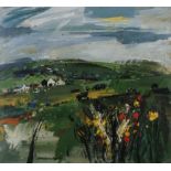 HAMISH MACDONALD (SCOTTISH 1935-2008) FARM, ARRAN Print multiple, signed lower right, numbered 158/