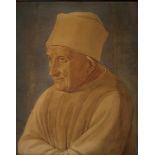 AFTER FILIPPINO LIPPI Portrait of an old man, watercolour, 47 x 38cm Condition Report:Available upon