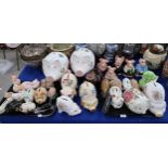 A collection of pig ornaments including Nat West pigs, money banks etc Condition Report:Available