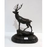 A bronze of a stag after Mene Condition Report:Available upon request