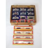 Boxed Hornby and Bachmann Branch Line 00-gauge model railway stock, together with a variety of