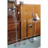 A lot of six assorted 20th century lamps (6) Condition Report:Available upon request