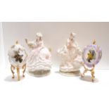 Two Royal Worcester Seasons of Romance figures including Summer's Lease The Time of the Roses, 164/