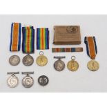 WW1 medals: a Victory/War Medal pair awarded to 2 Lieut. S.K. Donaldson; Victory/War Medal pair