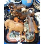Assorted Beswick horses and other animals including Border Fine Art Condition Report:No condition