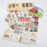 Ephemera, comprising football trading cards by Nabisco and cigarette cards, loose and in albums,