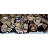 Assorted ceramics including Indian Tree pattern teaset, assorted pottery jugs etc Condition Report: