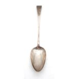 A George III silver basting spoon, by Richard Crossley, London 1800, initialled terminal, 101gms